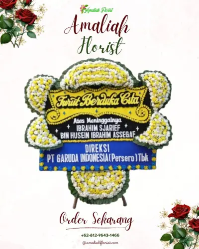 Papan Bunga Duka di Purwodadi Grobogan